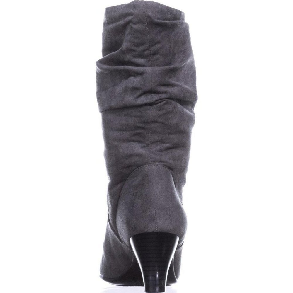 Aerosoles Gray Suede Mid-calf Slouch Boots, Size 7 - Picture 6 of 12